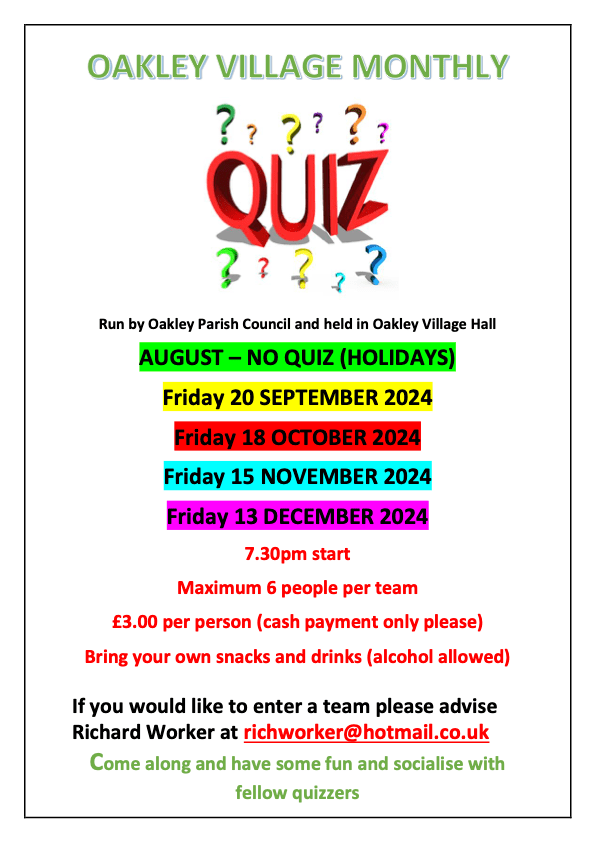 OAKLEY VILLAGE QUIZ POSTER FOR SEPT 24 - NEWSLETTER.png