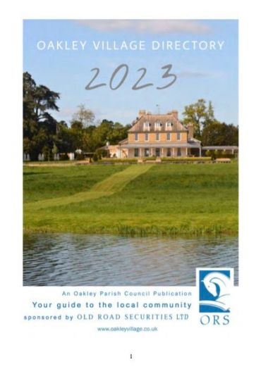 Oakley Village Directory 2023 - This link will open a PDF
